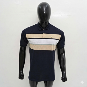 เสื้อโปโลผู้ชาย คอปก แขนสั้น ผ้าฝ้าย ใส่สบาย ระบายอากาศดี แฟชั่นดีไซน์ตัดสี เหมาะสำหรับเล่นกอล์ฟ ขายส่งเสื้อโปโล - Product Image 4