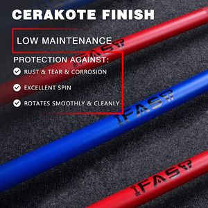 Barra de Pesas Olímpica de Cromo Sólido de 7.2 Pies y 2 Pulgadas para Discos Olímpicos, Barra de Curl de 5 Pies para Entrenamiento Físico, Barra de Levantamiento de Pesas para Gimnasio en Casa - Product Image 5