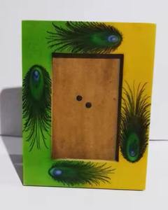 Cadre photo artistique en résine pour cadeaux de mariage, d'anniversaire et de naissance |   Cadre décoratif fait main - Product Image 6