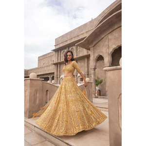 Robes de mariée de créateur-Beautiful Dori Work Lehenga Choli - Product Image 5