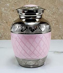 Luxury Crafted Aluminum <b>Keepsake</b> Cremation <b>Memorial</b> Urn Ash Holder Featuring Durable Elegant Finish And Lid Closure - Product Image 4