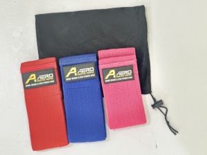 AERO FASTER IMPEX Bande de Résistance pour les Hanches en Nylon, Sangle de Taille Réglable avec Fermeture Velcro, Équipement de Fitness Unisexe à Élasticité Modérée - Product Image 4
