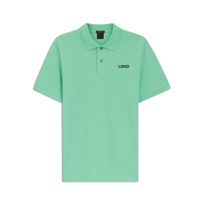 เสื้อโปโลพรีเมียมผู้ชาย ผ้าคอตตอนปิเก้ พรีเมียม รับผลิตตามแบบ OEM ปักโลโก้ ทรงปกติ สำหรับกอล์ฟ - Product Image 3