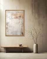 Art Wabi Sabi, impression sur toile peinte à la main, figuratif impressionniste, qualité muséale, décoration murale pour salon, décoration intérieure