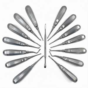 Juego de 15 Elevadores Dentales para Extracción de Dientes, Elevación de Raíces, Herramientas de Cirugía Oral, Kit Quirúrgico de Acero Inoxidable - Product Image 1