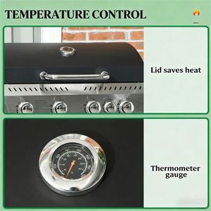 เตาบาร์บีคิวพกพาสีดำ ใช้งานง่าย พกพาสะดวก - Product Image 4