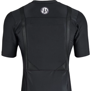 Camisa de Protección Oculta Premium, Tejido de Compresión Formal, Absorbe la Humedad, Bolsillo Interior, Diseño en Mezcla de Poliéster - Product Image 1