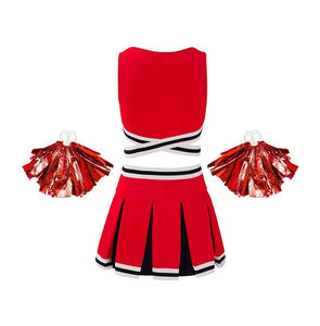 Costume de danse hip-hop et de cheerleading Taylor en stock, tenue de performance en Spandex/Polyester 260g, service OEM personnalisé - Product Image 3