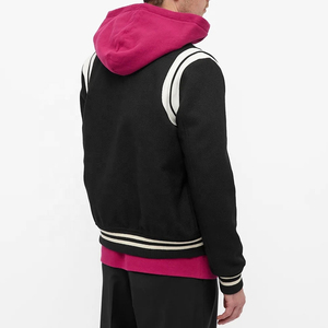 Custom Letterman Varsity <b>Jackets</b> Wool Body Genuine leather Sleeves Winter Wear <b>Smart</b> and Stylish <b>Men's</b> <b>Jacket</b> best quality - Product Image 2