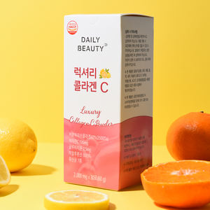韩国厂家日用美容维他命C胶原蛋白美白辉光奢华胶原蛋白粉内在美2g * 30支认证 - Product Image 3