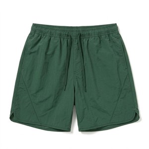 RTS Wholesales Custom Logo Green Men's High Quality Nylon <b>Wind</b> <b>Breaker</b> Sets For Summer Outdoor Men Set Streetwear Hoodies Shorts - Product Image 4