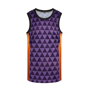 Uniforme de Equipo de Baloncesto de Diseño Negro Sólido, Jersey Deportivo Transpirable de Malla sin Mangas con Cuello Redondo - Product Image 4