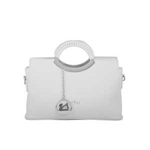 Women's <b>White</b> Formal Evening <b>Hand</b> <b>Bag</b> P36165 - Product Image 3