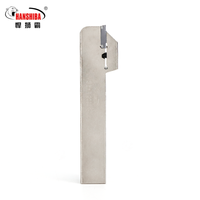 Porte-outil de tournage CNC HANSHIBA MGEHR2525 pour tournage externe, personnalisable OEM, revêtement en nitrure de titane, 62-68 HRC