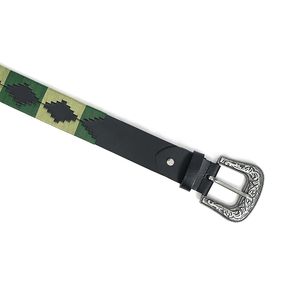 Cinturón de Polo de Cuero Argentino Hecho a Mano de Primera Calidad con Bordado para Unisex a Precio de Mayoreo, Servicio OEM Disponible - Product Image 2