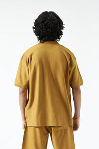 Camiseta polo informal de manga corta con cremallera y bloques de color para hombre, 100% algodón, corte holgado, personalizada con estampado. - Product Image 3