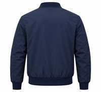 Blouson bomber softshell pour homme, fermeture éclair, col montant, coupe-vent, léger, manteau d'hiver avec logo sur le devant, style streetwear