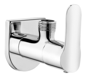 Angle Cock Brass Chrome Plated Wall Mounted Laundry <b>Washing</b> <b>Machine</b> Water <b>Tap</b> Cold Bathroom Basin Faucet Hot Dispenser - Product Image 3