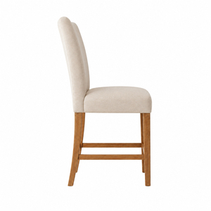 Wholesale Premium Solid Teak Modern Sartoria Microfiber Upholstery Frame Dining <b>Chair</b> <b>Padded</b> Comfort Restaurant Hotel Home - Product Image 6