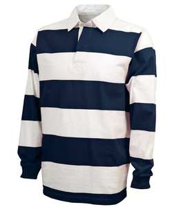 Chemises de rugby à col rayé blanc 2026, manches longues, jersey de rugby pour hommes, deux tons, meilleure qualité, chemise de rugby - Product Image 5