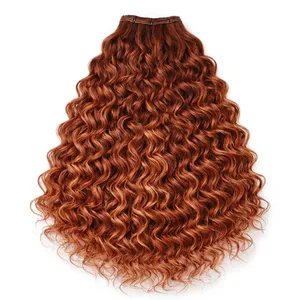 Long Reddish Curly <b>Full</b> <b>Lace</b> <b>Wig</b> With Baby Hair Swiss <b>Lace</b> Base Remy Human Hair Customize Size - Product Image 6