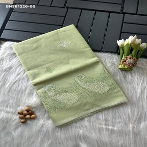 New Arrival Top Quality Doria with All-Over Butti & Paisley Border Embroidered Saree Collection Online Shopping India - Product Image 1