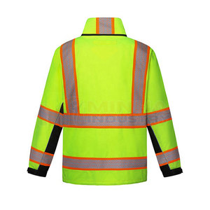 Veste de sécurité en nylon et polyester, veste de travail sur mesure, veste de sécurité haute visibilité, best-seller - Product Image 3