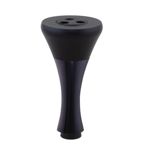 Pied de canapé conique moderne en aluminium, bicolore noir soyeux et or rose PVD, pieds de meuble, support de canapé, quincaillerie de mobilier - Product Image 3