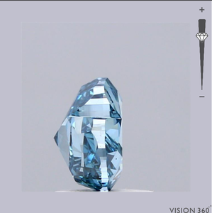 Diamantes de laboratorio azules vivos de corte corazón de 0.50 a 20 quilates, sueltos |   Diamante CVD Certificado por IGI |   Diamantes Cultivados en Laboratorio al por Mayor, Piedras Sueltas - Product Image 4