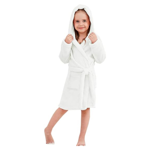Albornoz Infantil Personalizado con Capucha, Suave y Esponjoso, de Felpa Coral, Ropa de Dormir Cálida para Invierno, para Niños y Niñas Pequeños - Product Image 5