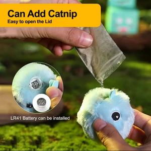 Automatic <b>Cat</b> Toy with Random Barking Sounds, Interactive <b>Plush</b> Ball for Boredom Relief & Exercise, Electric Pet Teaser Gift - Product Image 4