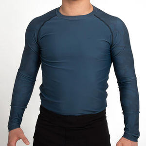 Rashguards Ultrastretch 2026 para Hombre, Venta al por Mayor, Rashguard de BJJ de Poliéster y Spandex con Estampado Personalizado y Etiqueta Propia - Product Image 1