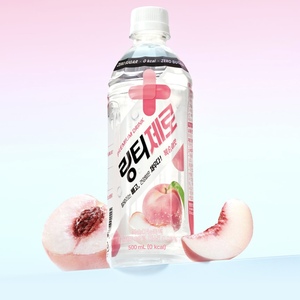 Lingtea Zero Sabor Durazno 500mL Bebida Hidratante Electrolítica Sin Azúcar Cero Calorías Caja de Recuperación Diaria Hecho en Corea - Product Image 1