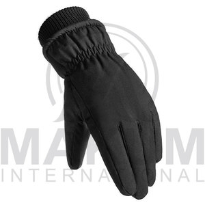 Guantes de Invierno Cálidos de Cuero para Hombres, Mujeres y Niños, Diseño de Dedos Separados Antideslizantes, Protección Impermeable para Esquí - Product Image 6