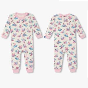 Nuevo Mono de Algodón Ecológico para Bebés Recién Nacidos, con Cierre YKK Bidireccional, Estampado de Dibujos Animados, Personalizable con Logotipo - Product Image 4