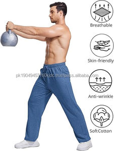Pantalones Deportivos Oxford Holgados para Hombre de Waseem Impex, Pantalones Anchos de Felpa con Bolsillos, Cierre con Cordón, Ligeros para Invierno - Product Image 3