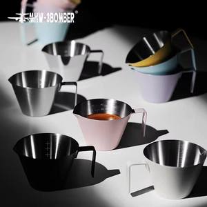 Tasse à mesurer professionnelle en acier inoxydable noir mat de qualité supérieure 100 ml – Outil de mesure de liquides pour la cuisine et la pâtisserie - Product Image 6