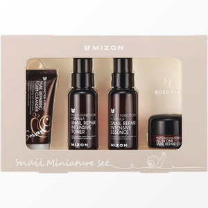 Set de cuidado de la piel coreano Mizon K-Beauty Snail Miniature Set, set de 4 piezas, hecho en Corea, unisex, caja de productos coreanos. - Product Image 2