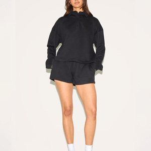 Womens <b>Black</b> Long Sleeve Polo <b>Shirt</b> Knitted Cotton Casual Autumn Wear <b>Button</b> <b>Up</b> Collar Solid Color Regular Fit - Product Image 3