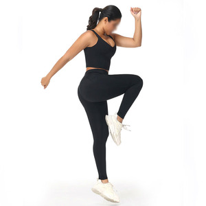 Nuevo Conjunto de Yoga de Cintura Alta, Diseño Personalizado, Ligero, Ajustado, Moderno, de Alta Calidad y Transpirable - Product Image 2