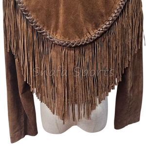 New Style Women's Western Jacket Best Arrival Women Fashion Leather Jackets for Winter Clothing Full Sleeve Cowgirl Jackets - Product Image 5