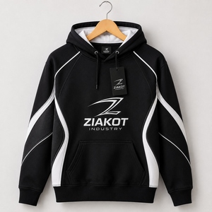 Wholesale Direct Industry Best Selling Custom Stitched Black <b>Orange</b> 3D Torn <b>Paper</b> Style Sports Pullover Sweatshirt Hoodie - Product Image 6