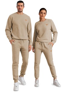Ensemble de survêtement unisexe moderne 2 pièces, sweat-shirt et pantalon de jogging de qualité supérieure, vêtements de sport décontractés, tenue de détente pour hommes et femmes - Product Image 4