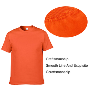 เสื้อยืดผู้ชาย AI-MICH 180gsm ผ้าฝ้าย 100% ไซส์ใหญ่ ทรงปกติ ระบายอากาศดี คอกลม แขนสั้น แห้งเร็ว ไม่ยับ - Product Image 4