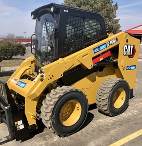 CAT Skid Steer Loader Heavy Duty Compact High Performance Caterpillar Engine 9 Ton Rated Load Construction Pump Motor - Product Image 1