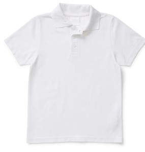 Conjuntos de Ropa para Niños, Vestidos de Verano, Camisetas Polo para Niños, Cuello Redondo, Tejido de Punto, Casual, Poliéster/Algodón, Manga Corta, Color Sólido - Product Image 4