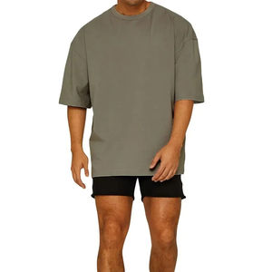 T-shirt pour homme en coton 100 %, coupe ample, différents coloris, imprimé, manches courtes, design parfait, léger. - Product Image 5