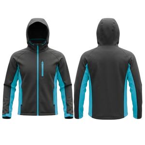 Samurai Softshell Jacket Custom Design Winter <b>Work</b> Wear Windproof Waterproof <b>Fleece</b> Lined Zip Stand Collar Hooded - Product Image 5