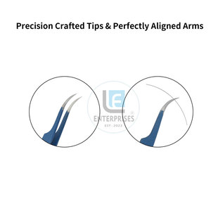 Pince à épiler pour extensions de cils sur mesure, style unique, couleur unie - Product Image 3