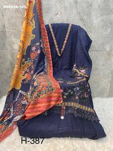 Proveedor de la colección de salwar-kameez y dupatta de rayón de diseño de última generación, de calidad premium, con bordados y semicosturas, procedente de la India. - Product Image 4
